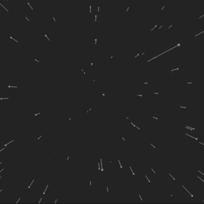 A pseudo 3D Star Field.